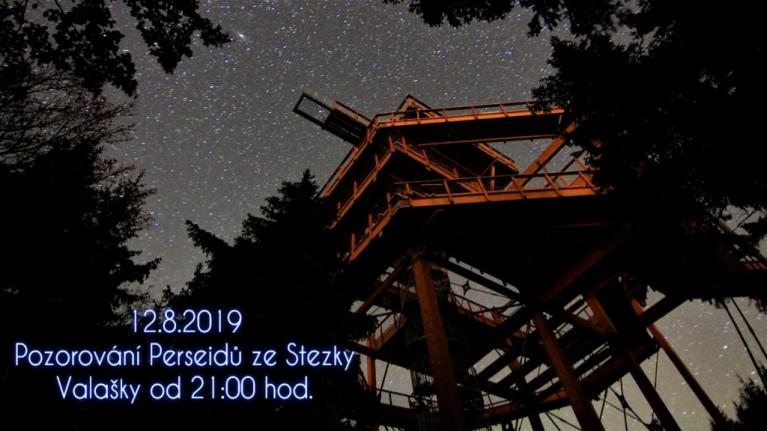 Pozorování Perseidů ze Stezky Valašky - pondělí 12. srpna 2019 v 21:00 až 1:00